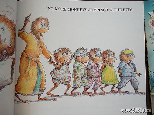 "no more monkeys jumping on the bed"这是医生说的话,意思是不要再