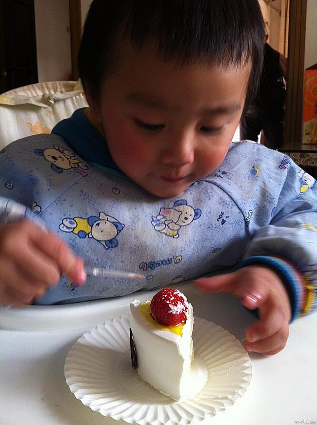 宝宝超级喜欢吃这款蛋糕呢 - 大众点评网讨论区