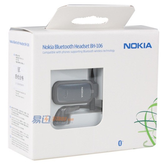 Nokia 诺基亚 BH-106 蓝牙耳机 黑色【已涨价】