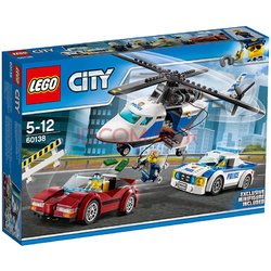 lego乐高 city 城市系列 5岁-12岁 高速 60 积木 玩具