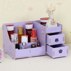 DIY木质化妆品收纳盒,规格为12*8*4cm,采用3毫